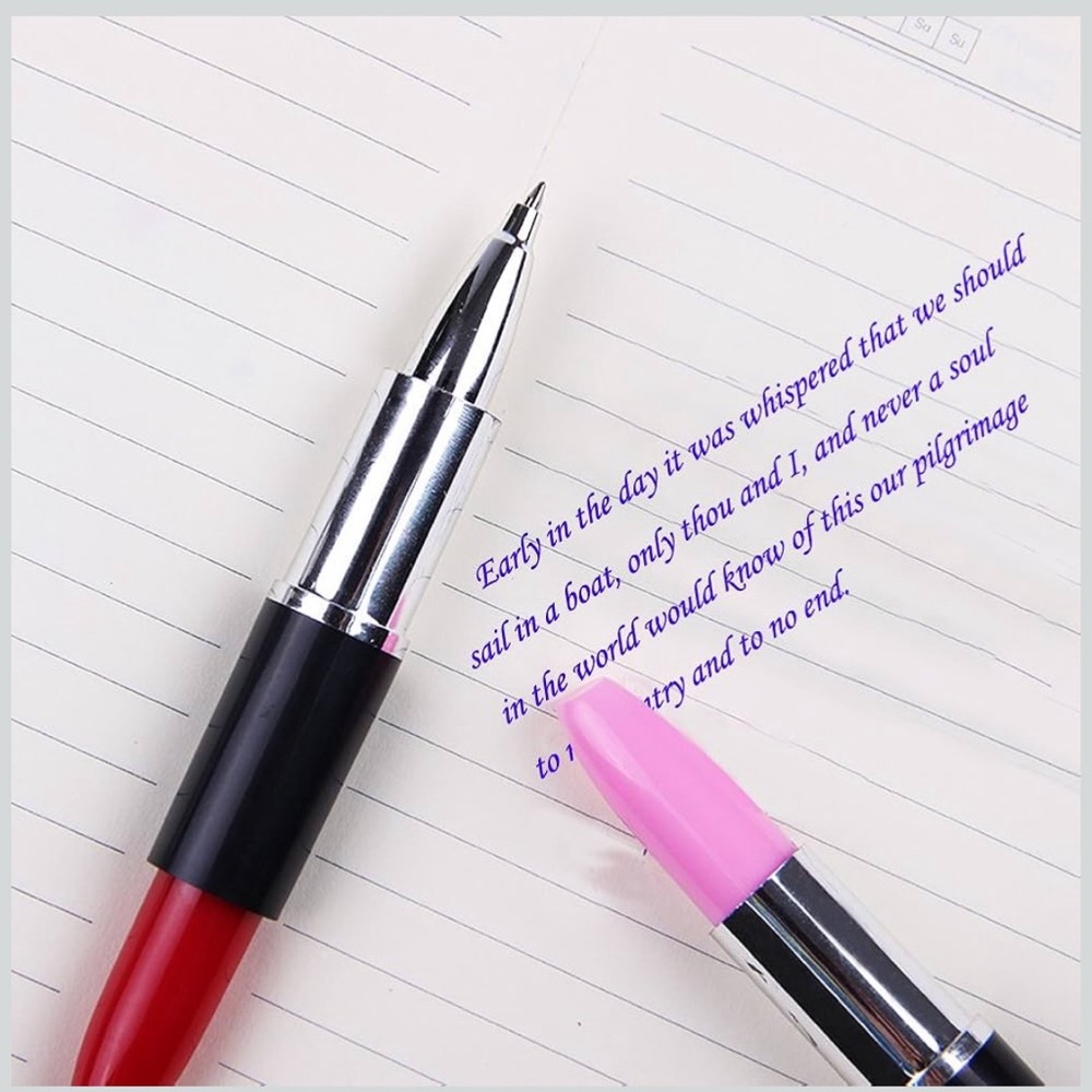 4 Pack novelty lipstick ballpoint pen set - Picture 4 of 4